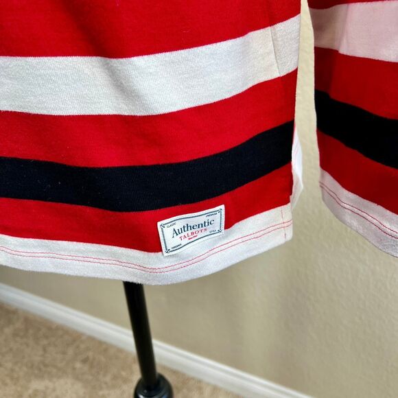 Talbots  Red long sleeve Tee  Aerial Stripe  knit top size Mp academia business - Picture 4 of 14